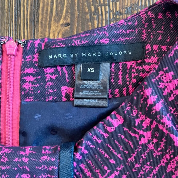 Marc By Marc Jacobs Fuschia & Navy Dress - Picture 3 of 11